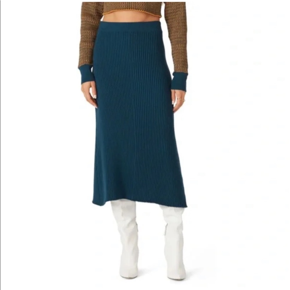 Victor Glemaud Knit Midi Skirt